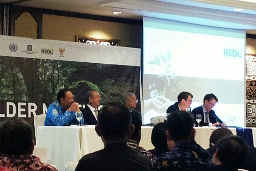 Suasana Diskusi REDD+ di jakarta (23/4). Foto: Januar Hakam