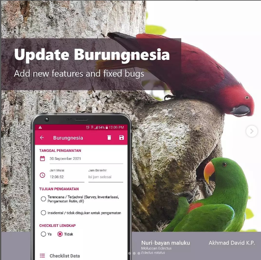 Aplikasi Burungnesia