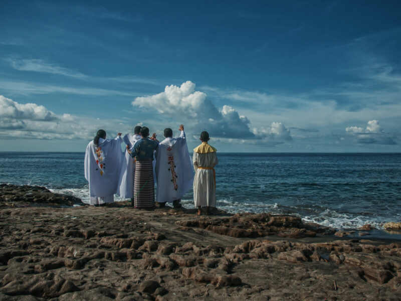 Catholic priests blessing the Savu Sea by Arnold Simanjuntak