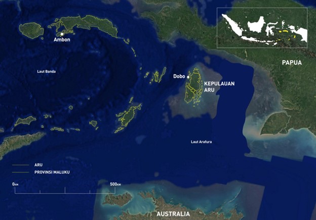 Peta Kepulauan Aru