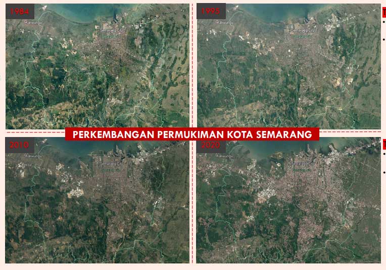 Perkembangann pemukiman Kota Semarang 1984-2020