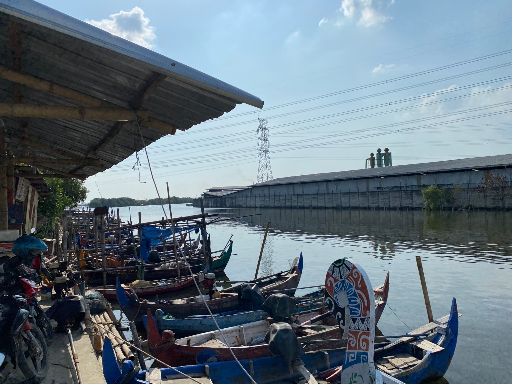 Industrial area in Tanjung Emas port