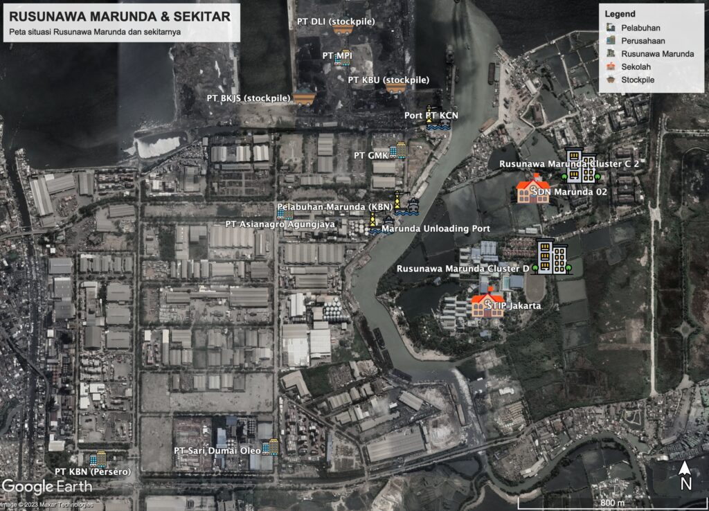 Lokasi Rusunawa Marunda Jakarta Utara Betahita
