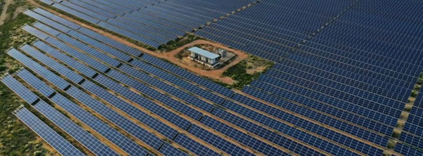Solar panels at Bagja Sikar Park in India