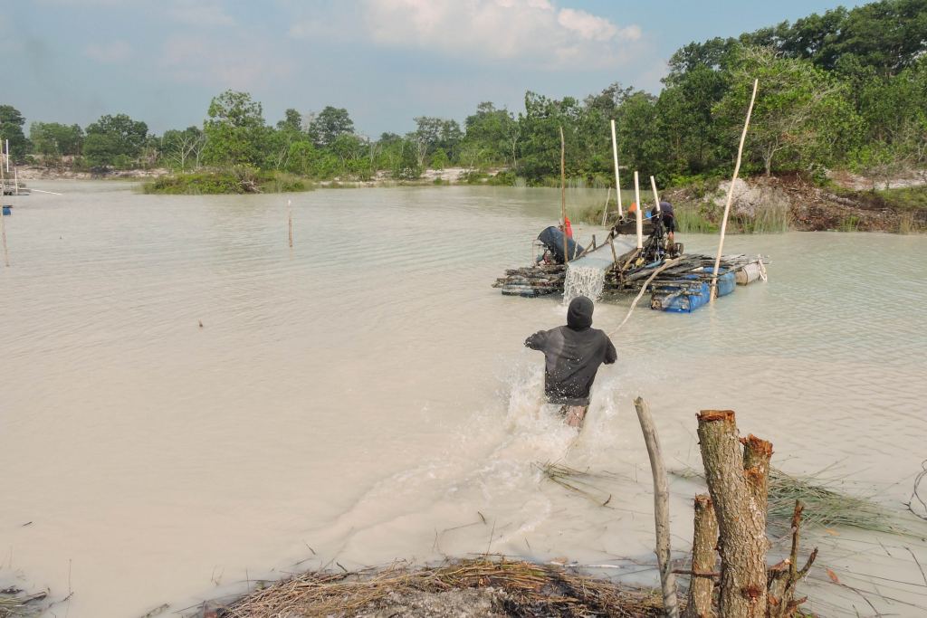 Penambang di Kulong tambang