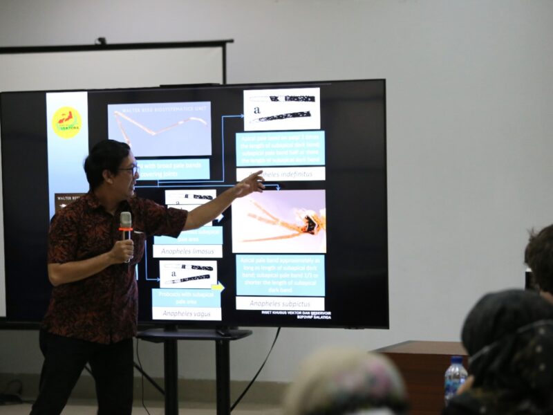 Fakultas Kedokteran Universitas Sumatera Utara (USU) menggelar workshop Entomology Morphological and Identification PCR yang meneliti tentang nyamuk malaria. (Foto: USU)