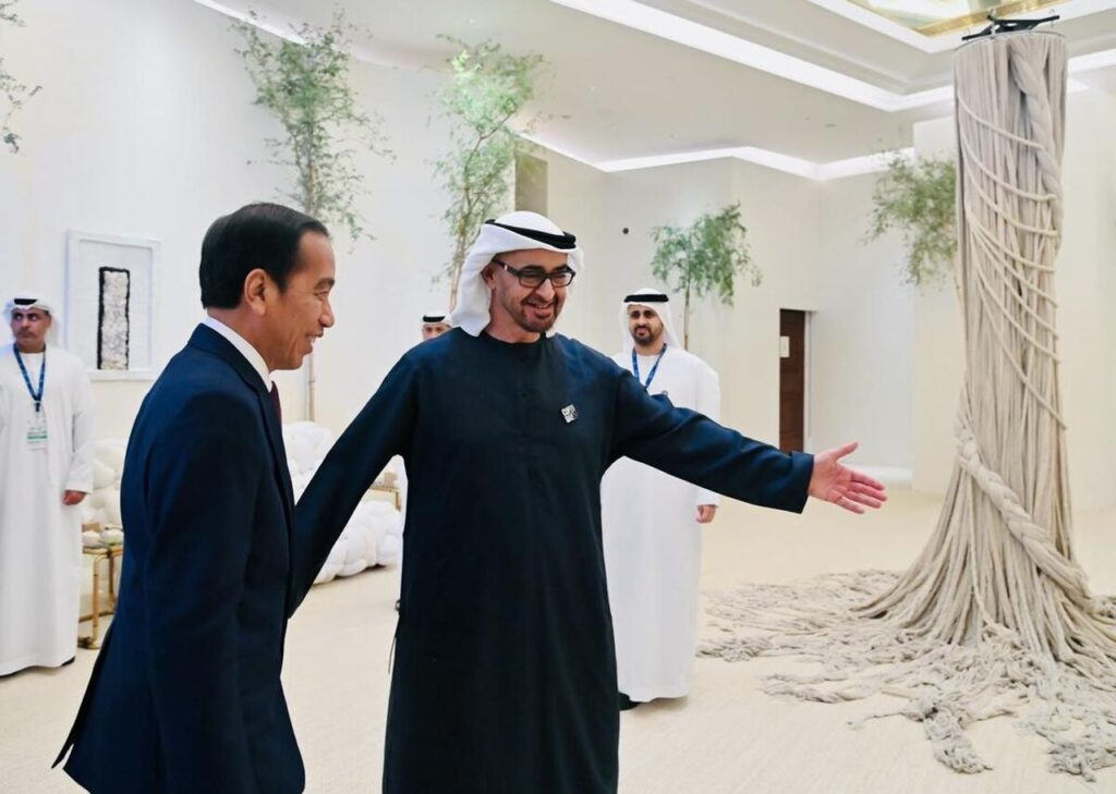 Presiden Jokowi di Uni Emirat Arab