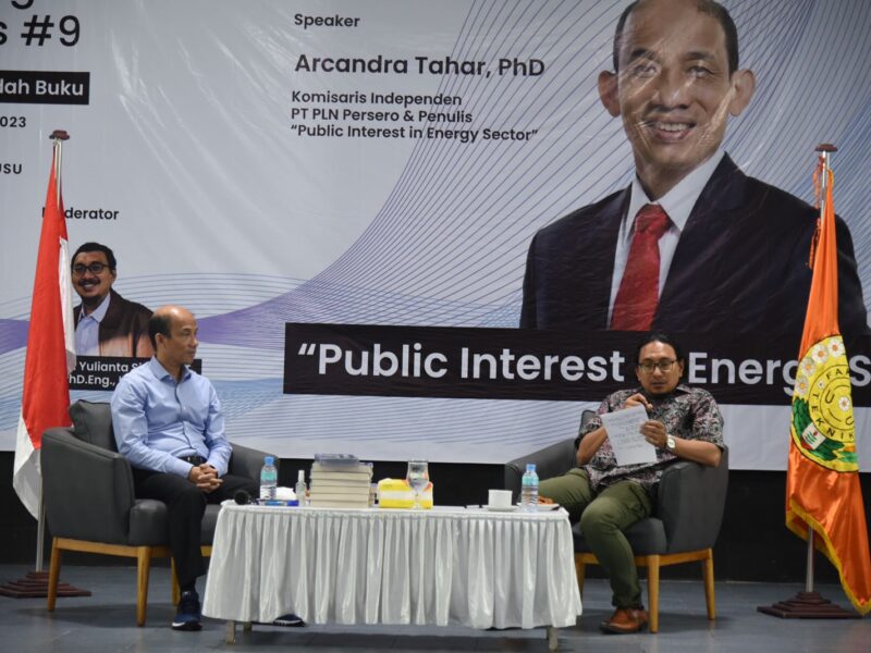 Engineering Talk Series di Universitas Sumatera Utara (USU), Sabtu, 9 Desember 2023. (Foto: USU) sumber daya alam