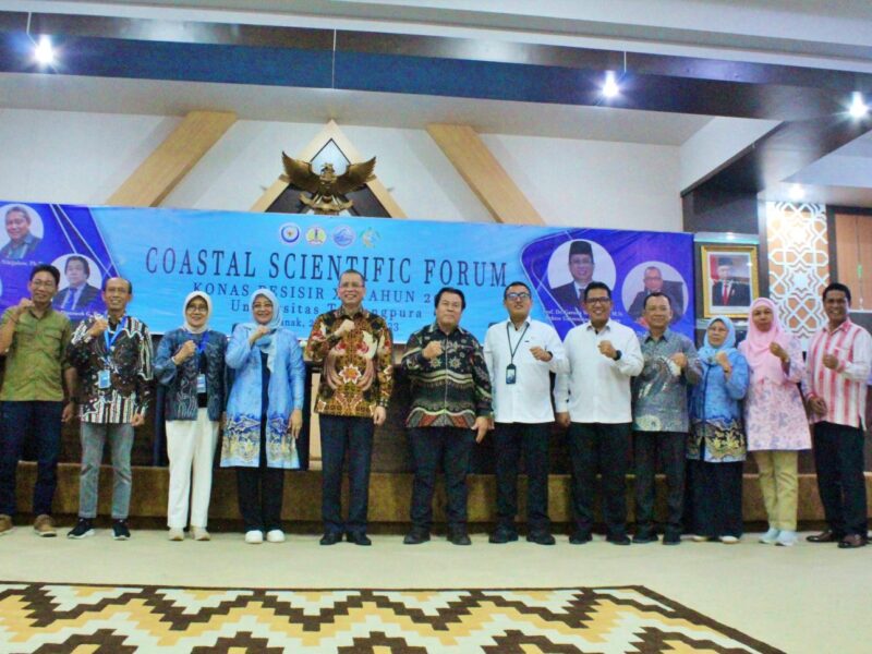 Konferensi Nasional ke-11 Pengelolaan Sumber Daya Laut, Pesisir, dan Pulau-Pulau Kecil di Universitas Tanjungpura, Pontianak, Kalimantan Barat. KKP gulirkan program adopsi pulau. (Foto: Untan)