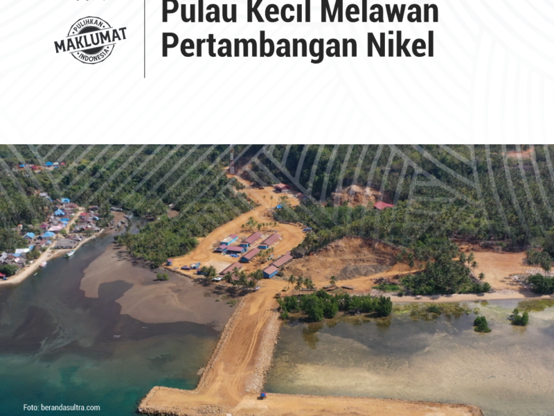 Kampanye WALHI menyelamatkan pulau kecil di Indonesia. (WALHI)