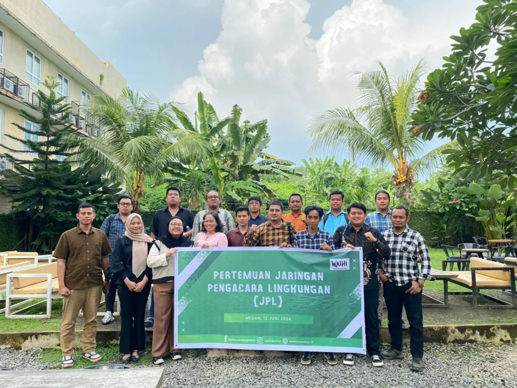 Jaringan Pengacara Lingkungan untuk menjaga lingkungan hidup, melindungi hak-hak alam dan peraturan yang melindungi Sumatera Utara.