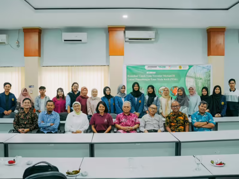 seminar mengenai “Remediasi Tanah Tercemar Merkuri di Lokasi Pertambangan Emas Skala Kecil (PESK)” yang diselenggarakan Fakultas Pertanian Universitas Mataram,