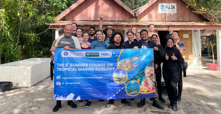 Eksplorasi Pulau Hoga dan Kaledupa, Wakatobi, Sulawesi Tenggara. (IPB University)