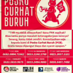 Posko Curhat Buruh diluncurkan bersamaan dengan momentum peringatan International Women’s Day Di Bandung
