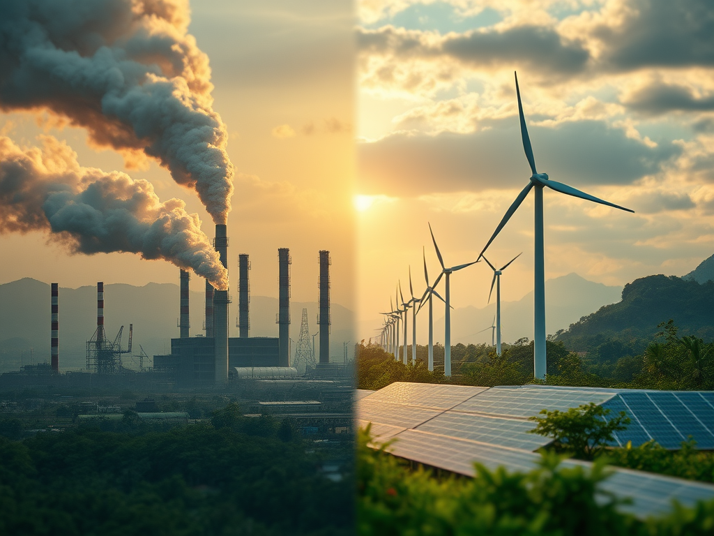 Transisi energi. (Foto: AI)