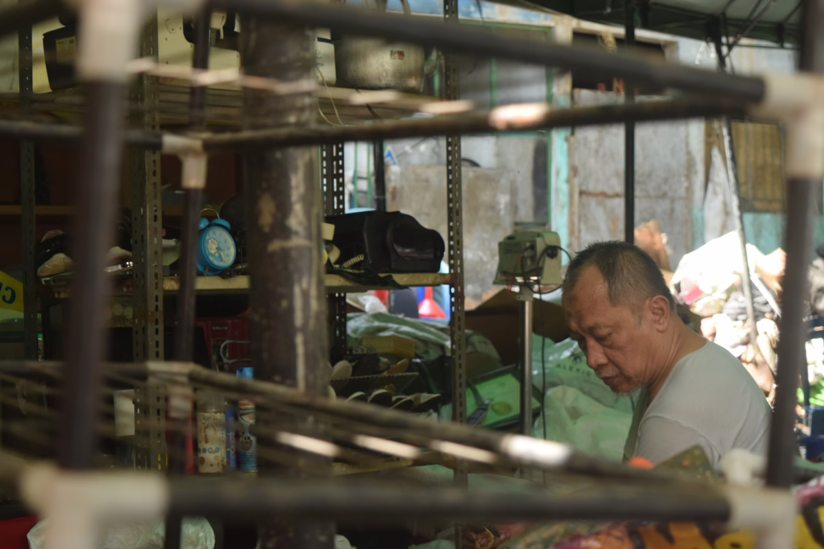 Hermansyah pendiri Bank Sampah Rumah Harum [Foto-Themmy Doaly]