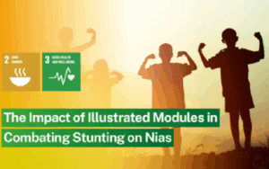 Modul bergambar untuk lawan stunting di Pulau Nias