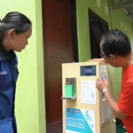 Alat Atmospheric Water Maker (AWM) dari Unnes untuk konversi udara ke air. (Unnes)