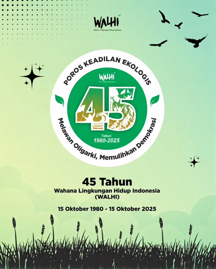 45 tahun walhi