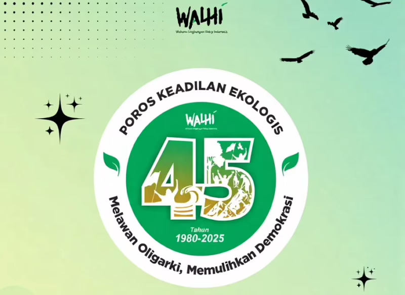 45 tahun walhi