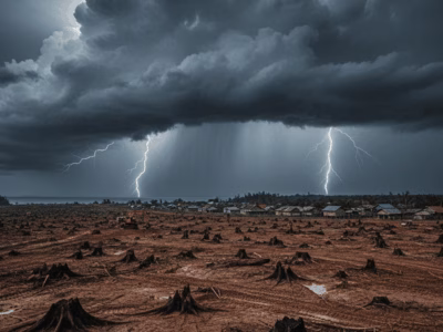 Angin kencang dan hujan lebat makin sering terjadi sementara alokasi anggaran penanganan bencana semakin menciut.
