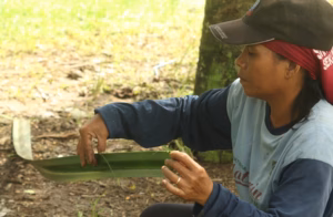 Perempuan Dayak Seberuang menjaga ekonomi kampung di balik kabut Silit
