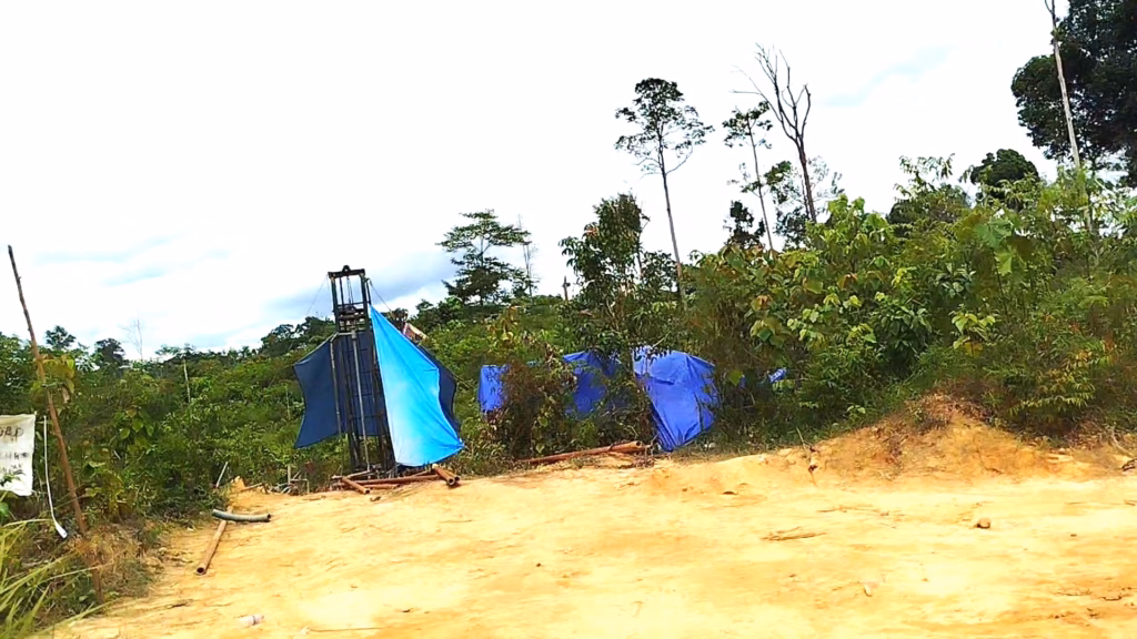 Hutan Harapan dikelilingi perkebunan sawit dan hutan tanaman industri. Di wilayah tersebut telah lama jadi surga bagi penambang minyak ilegal