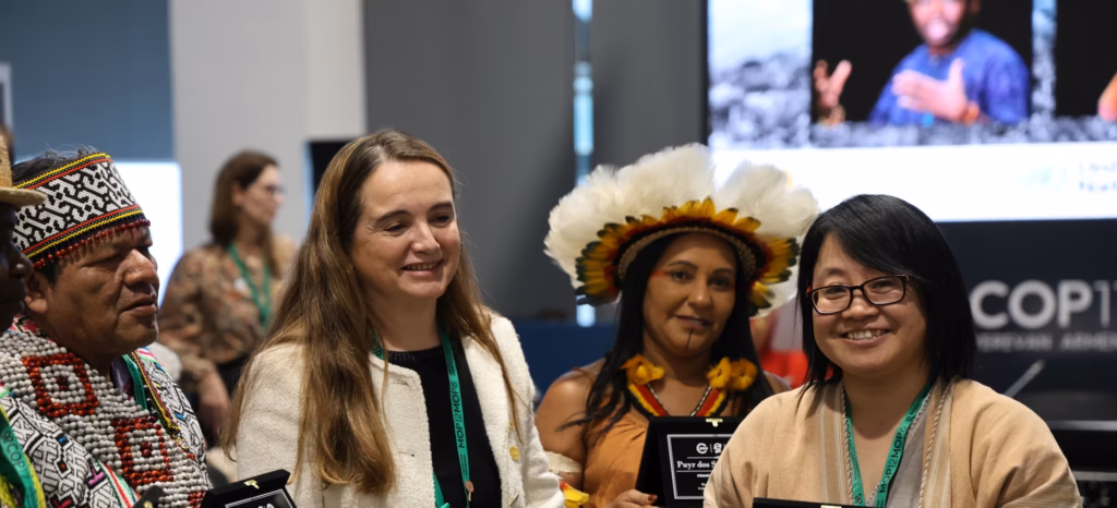 Herkulanus Sutomo Manna dinobatkan sebagai Indigenous Peoples Ambassadors for Primary Forests pertama di dunia oleh IUCN.