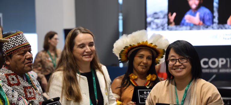 Herkulanus Sutomo Manna dinobatkan sebagai Indigenous Peoples Ambassadors for Primary Forests pertama di dunia oleh IUCN.
