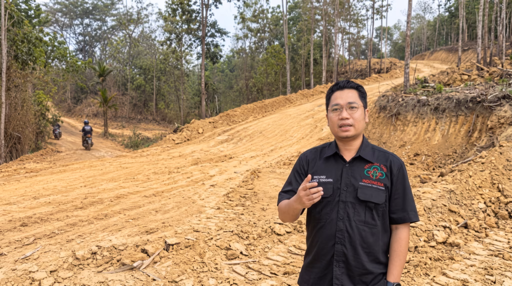 Ketua DPD Pemuda Tani Sulawesi Tenggara, Muhammad Miradz.